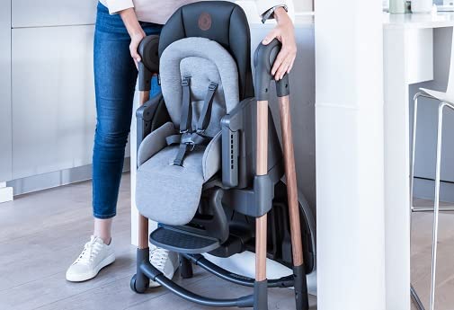 Maxi-Cosi 6-in-1 Minla High Chair, 6 Modes for Years of Growth, Essential Grey