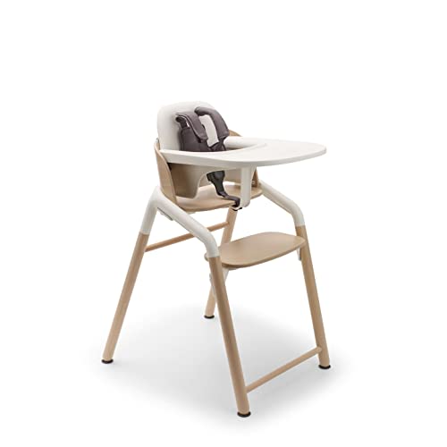 Bugaboo Giraffe Wooden Baby High Chair, Adjustable in 1 Second, Easy to Clean