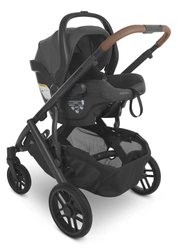 Mesa V2 Infant Car Seat - Greyson - Charcoal Melange | Merino Wool + Base for Mesa/Mesa V2