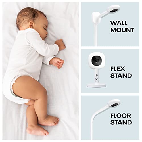 Nanit Pro Smart Baby Monitor & Wall Mount – Wi-Fi HD Video Camera, Sleep Coach and Breathing Motion Tracker