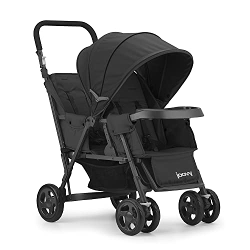 Joovy Caboose Too Sit and Stand Double Stroller Featuring Universal Car Seat Adapter