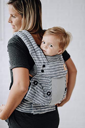 Baby Tula Coast Explore Mesh Baby Carrier 7 – 45 lb, Adjustable Newborn to Toddler Carrier, Multiple Ergonomic Positions Front and Back