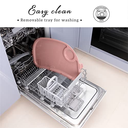 Sweety Fox Baby High Chair Adjustable to 7 Different Heights - Pink Baby Chair