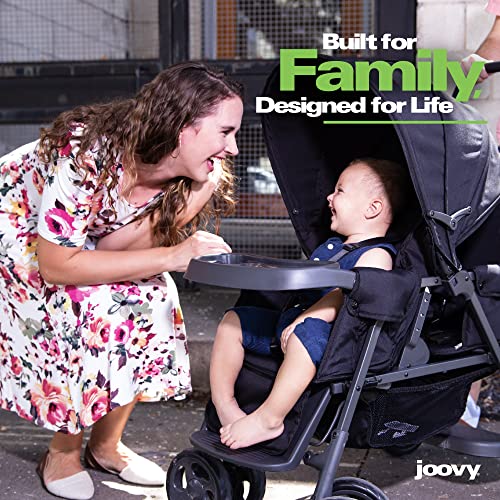 Joovy Caboose Too Sit and Stand Double Stroller Featuring Universal Car Seat Adapter