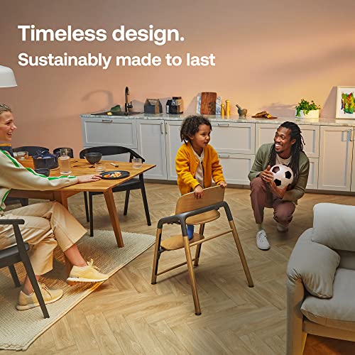 Bugaboo Giraffe Wooden Baby High Chair, Adjustable in 1 Second, Easy to Clean