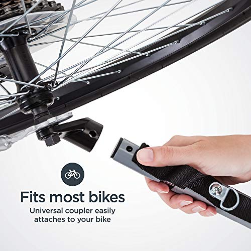 Schwinn Echo Child Bike Trailer, Double Baby Carrier, Canopy, 20-inch Wheels, Yellow